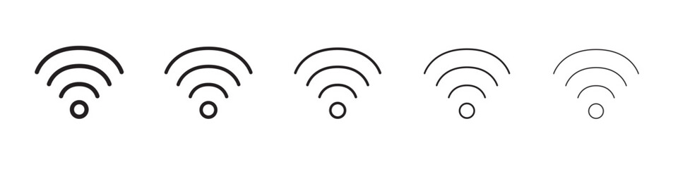 Wifi icon vector illustration isolated