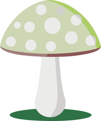 vector illustration of mushroom