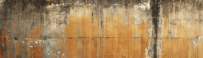 Obraz premium Weathered Concrete Wall Texture Abstract Brown and Gray Grunge Background, Concrete,Grunge