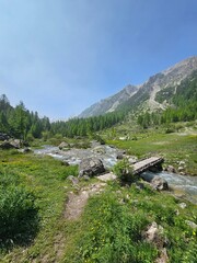 Paysage des Alpes fran&ccedil;aises