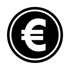 Obraz premium Euro coin money. Vector image