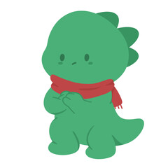 Dinosaur, funny cartoon dinosaur 