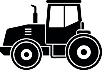 tractor isolated on white background