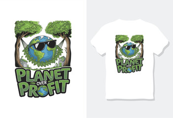 Illustration Promoting Environmental Awareness with Earth and Sustainable Lifestyle