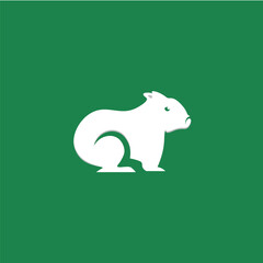 Wombat app Logo design