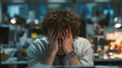 A toxic workplace figure causes repeated collapses among staff, highlighting stress, emotional breakdowns, burnout, aggression, and the harsh realities of excessive pressure