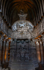 Ancient Buddhist Chaitya Hall Stupa