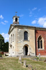 Obraz premium St Andrew's Church, Wimpole Estate, Arrington, Royston, Cambridgeshire, England, UK