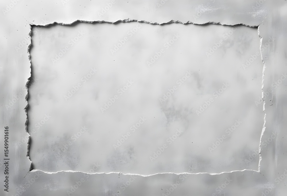 Poster Light Gray Textured Backdrop, Subtle Frame For Creative Use. Distressed Border. Soft Palette For Text Overlay, Minimalist Design Ideal For Adding Content. Great For Presentations, And Stylish