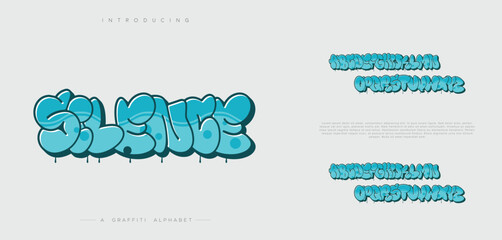 Graffiti Bubble Letters – Colorful Street Art Typeface