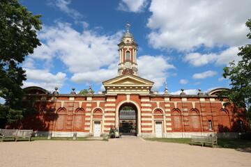 Obraz premium Stable Block, a grade 2 listed building, Wimpole Estate, Arrington, Royston, Cambridgeshire, England, UK