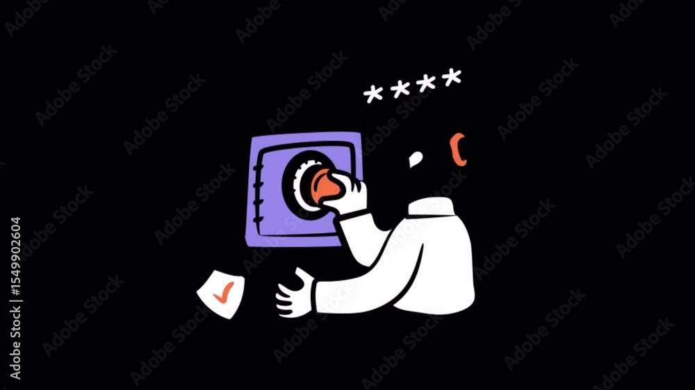 Poster safe animations on transparent background