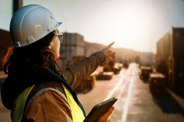 working in container terminal