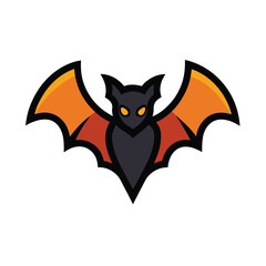 halloween bat with bats