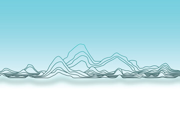 New web and hill background template