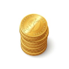 stack of gold coins
