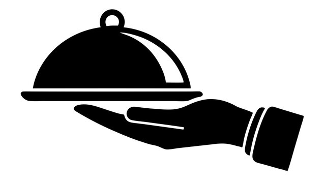 Hand Serving Food Covered Dish