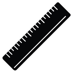 optometrist element isolated optical ruler on white background