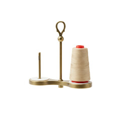 Thread spool holder with spool on a transparent background