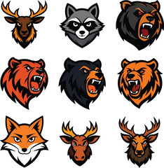 I set mascot logo  tropical animal