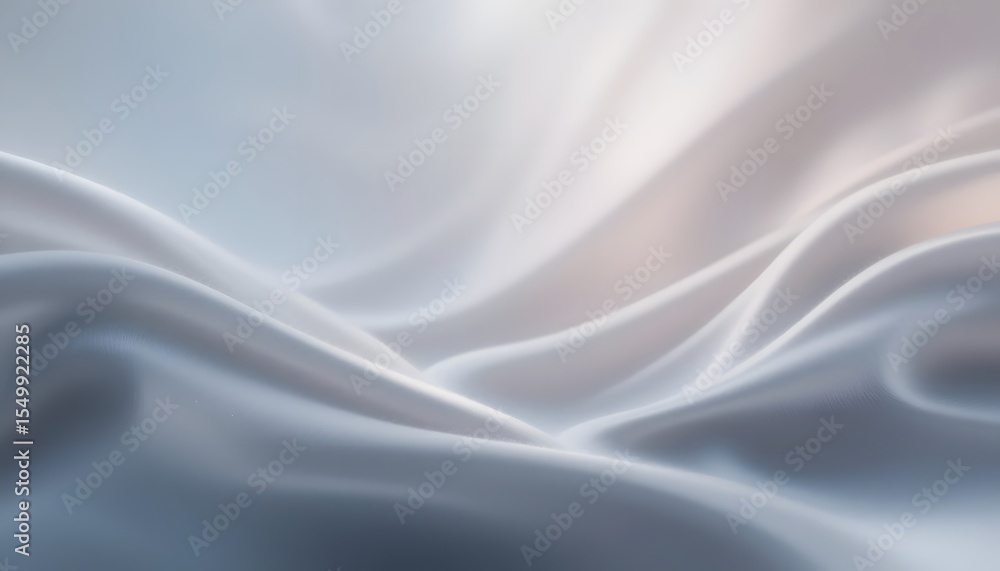 Poster Abstract Background, Flowing Texture. Soft Gray Gradient, Gentle White Light. Subtle Movement Creates Depth. Tranquil, Sophisticated Design For Presentations And Artistic Projects.