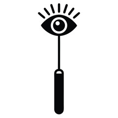 optometrist element isolated uv tester on white background