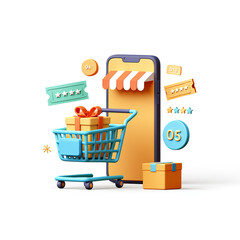 Online Shopping Convenient Gift Delivery & Mobile E-commerce Experience