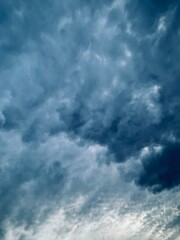 Dark cloudy sky background