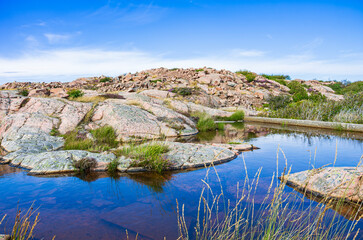 Felslandschaft von Lysekil, Bohuslän, Schweden