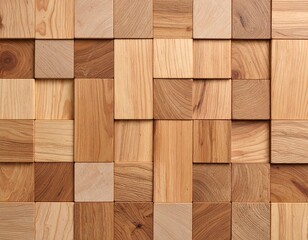 Interconnected Wooden Planks Wallpaper Pattern