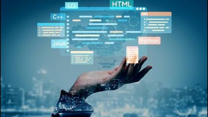 Software development with coding overlays, programming languages, developer tools, mobile app creation, and advanced programming for digital product development and software solutions. Muxer