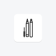 Brow Pencil, vector, pixel perfect, illustrator file