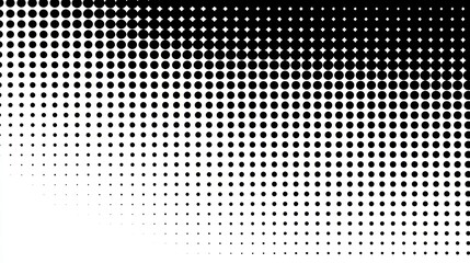 Minimalist dotted grid pattern with varying dot sizes creating a subtle moir&Atilde;&copy; illusion
