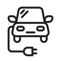 Electric Vehicle Icon