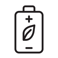 Obraz premium Energy Storage Battery Icon