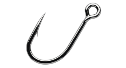 Isolated Fishing Hook