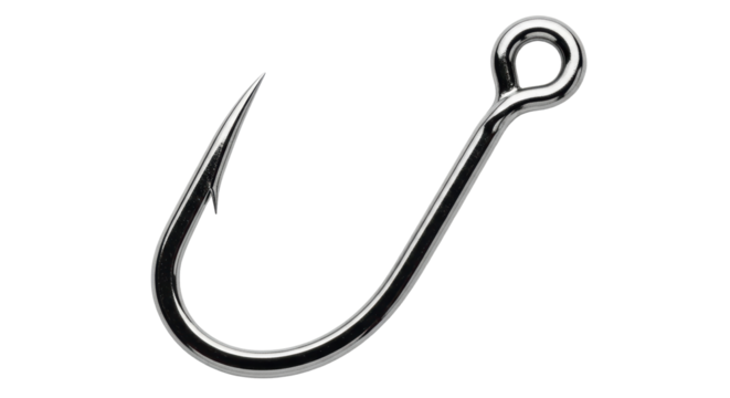 Isolated Fishing Hook