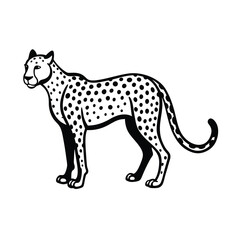wild cheetah silhouette pack