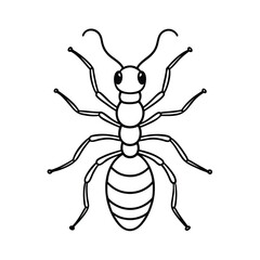 ant line pattern symbol design vector art
