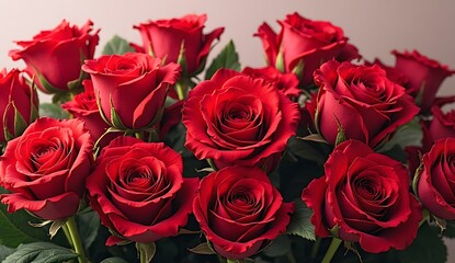 bouquet of red roses