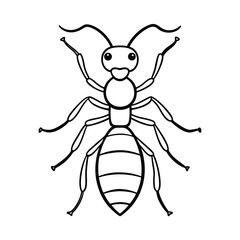 ant line pattern symbol design vector art