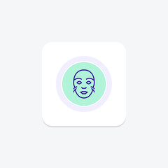 Peel Off Mask, vector, pixel perfect, illustrator file