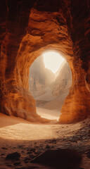 Desert Cave Sunlight Adventure
