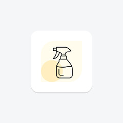 Spray Bottle, vector, pixel perfect, illustrator file