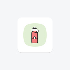 Travel Bottle, vector, pixel perfect, illustrator file
