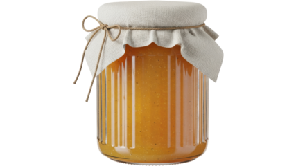 Isolated Jar of Jam