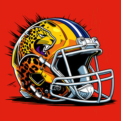 American football helmet vector image for design needs