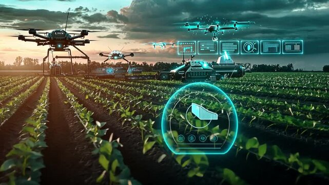 Smart Farming, Autonomous Drones and Robots Revolutionizing Agriculture