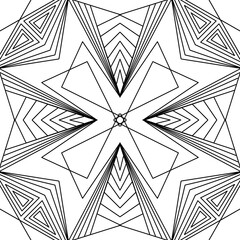 Hand-drawn mandalas for coloring