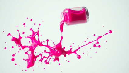 pink nail polish